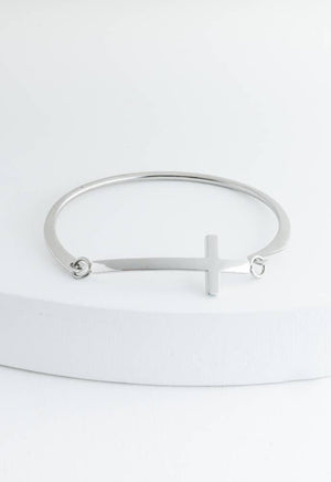 Faithfully Yours Cross Bracelet