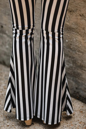 Let's Get Rowdy Striped Flares