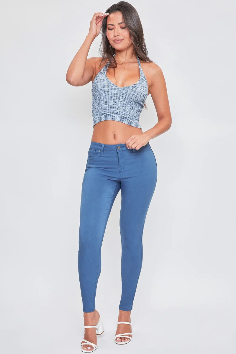 Hyperstretch Forever Color Mid-Rise Skinny Jean