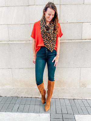 McKenzie Leopard Loop Scarf