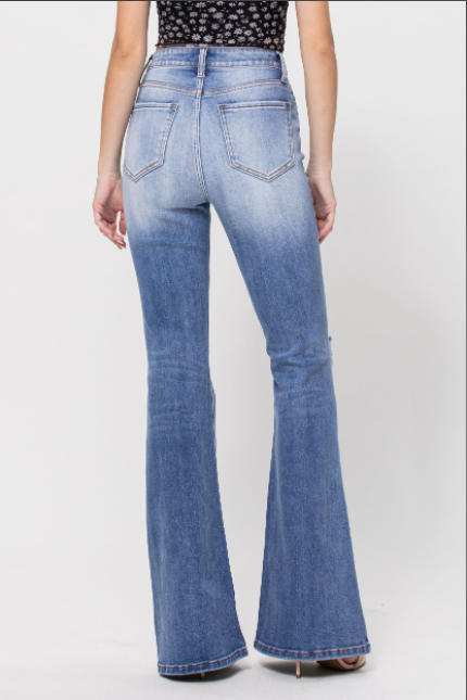 Sally Slay the Day High Rise Flares