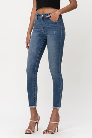 Madison Cropped Mid-Rise Jeans