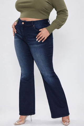 Curvy Girl Basic Flare Jean