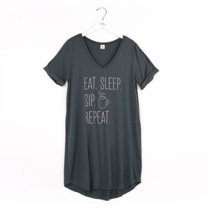 Hello Mello V Neck Sleep Shirt