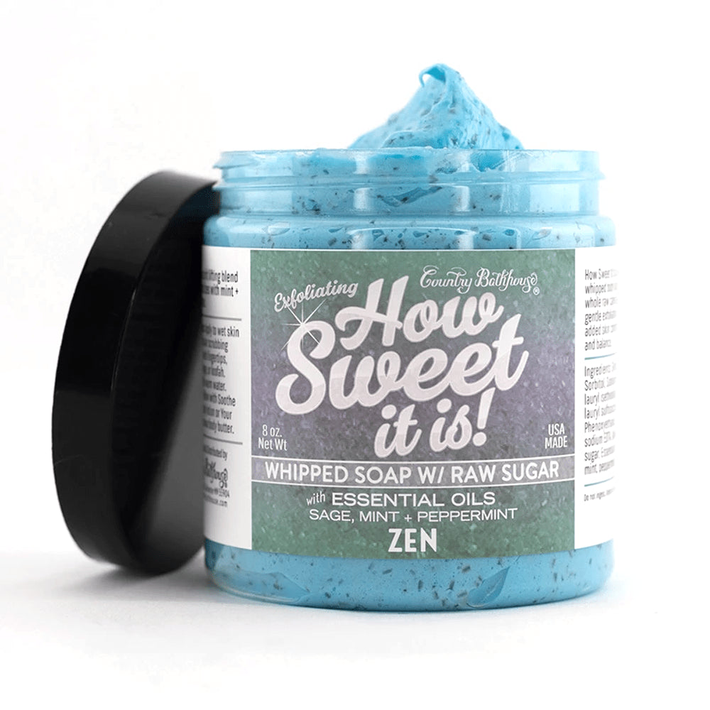 How Sweet It Is Whipped Soap with Raw Sugar- Zen