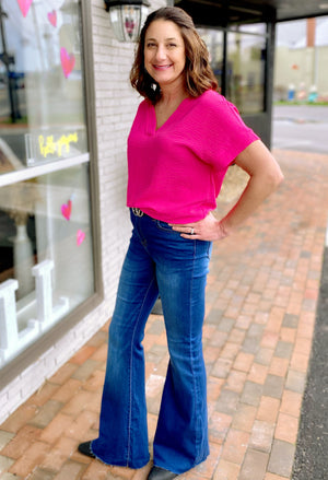 Jenny Jeans Flare with Longer Inseam