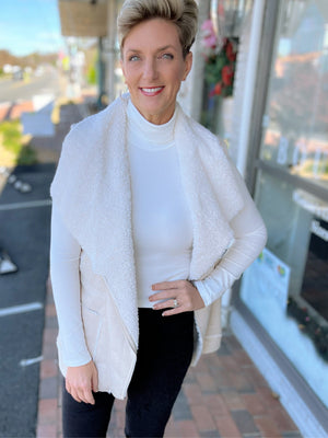 Soft Knit Ribbed Fitted Turtleneck