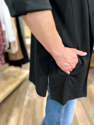 Get Down to Business Blazer in Black