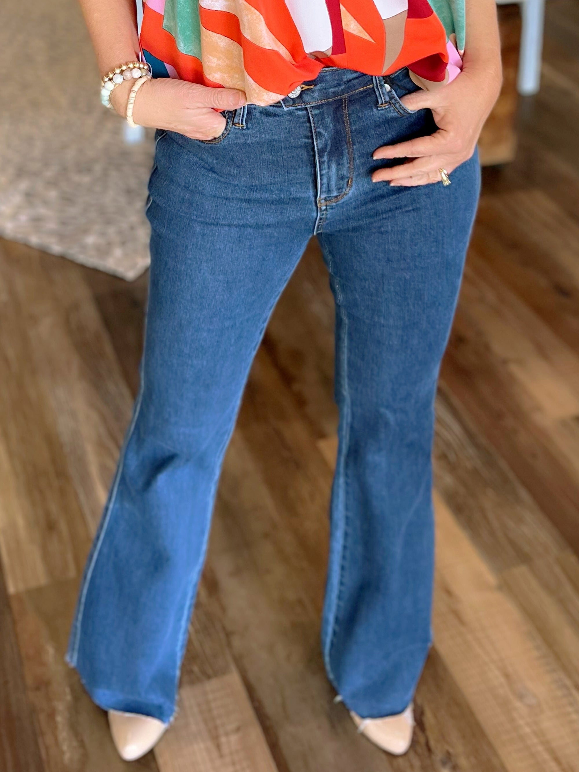 Oh Judy!  Control Top Flare Jeans
