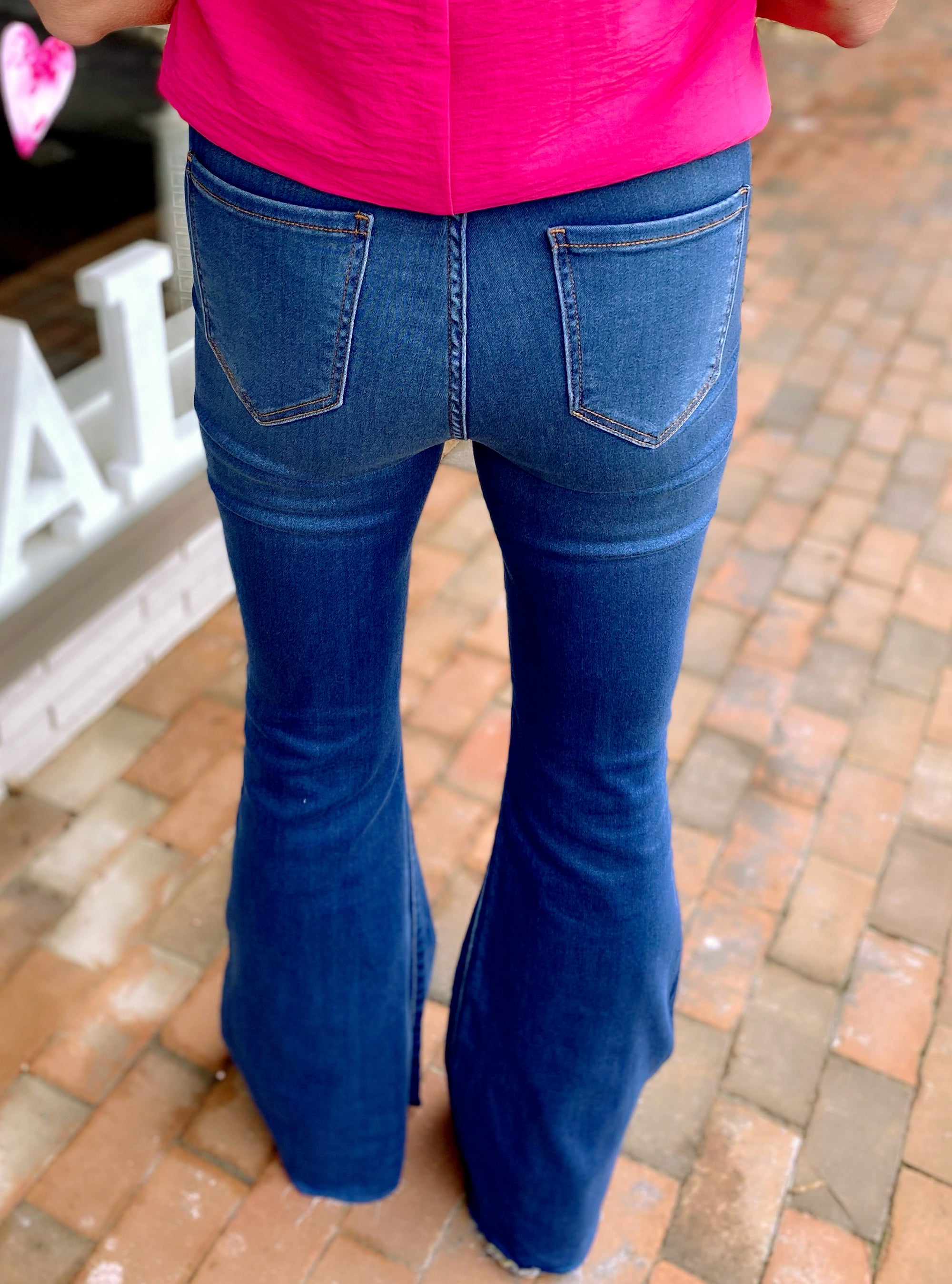 Jenny Jeans Flare with Longer Inseam