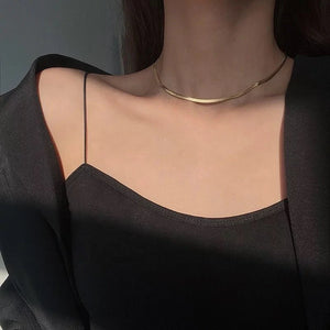 The Luna Herringbone Necklace