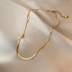 The Luna Herringbone Necklace