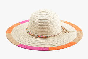 Woven Edge Summer Straw Hat