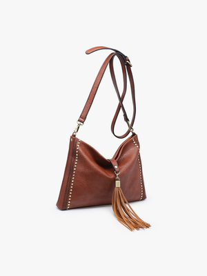 Marie Crossbody With Foldover Tassel