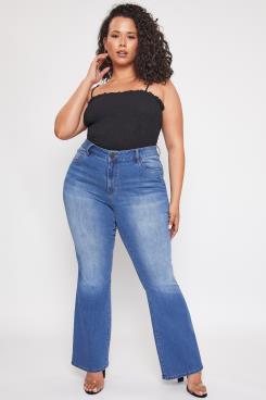 Curvy Girl Basic Flare Jean