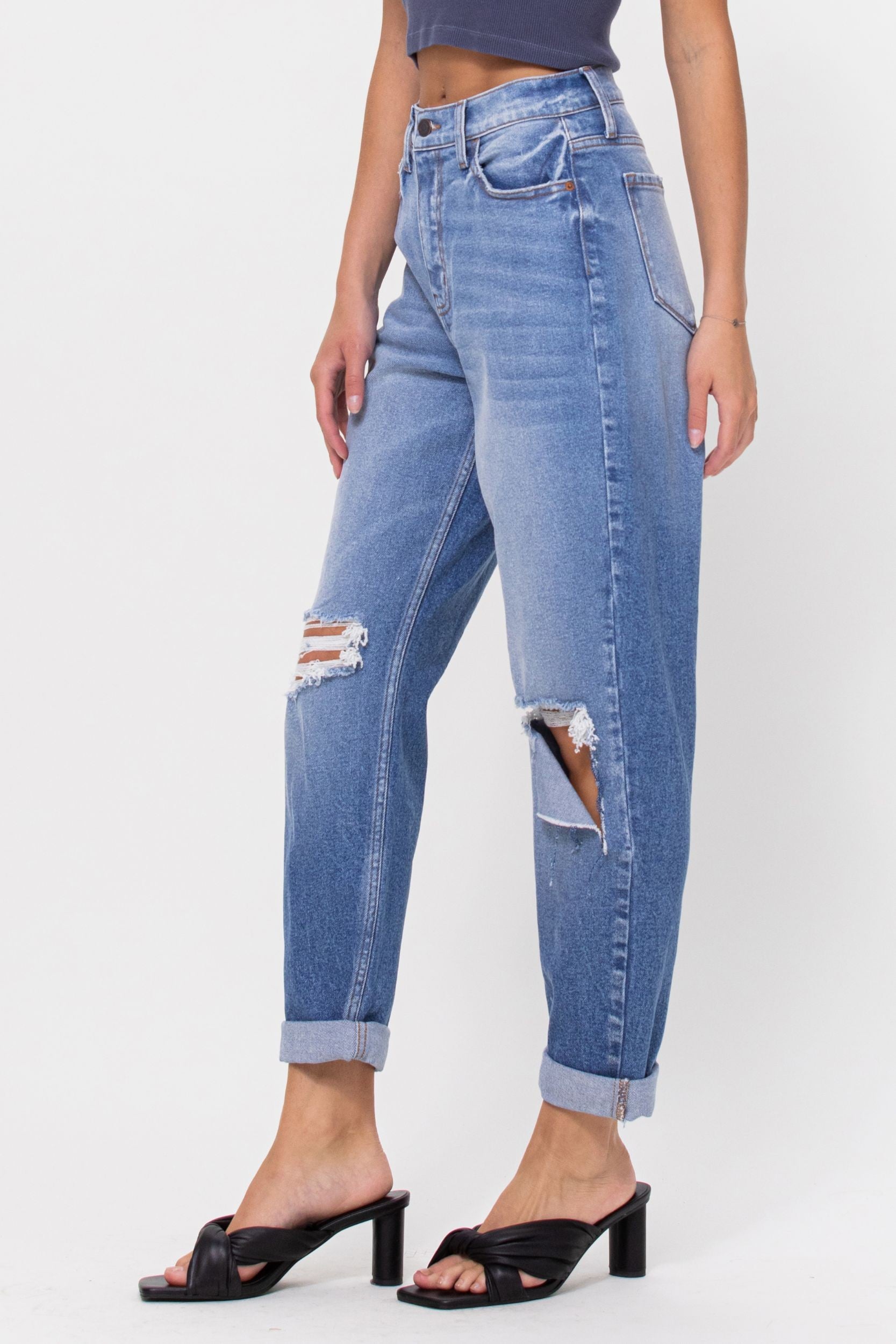 The Molly Cuffed Mom Jeans