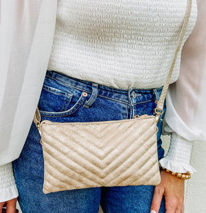 Sherman Quilted Crossbody