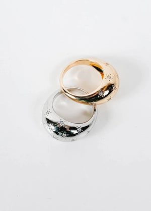Dome Sparkle Ring