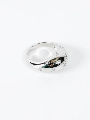 Dome Sparkle Ring