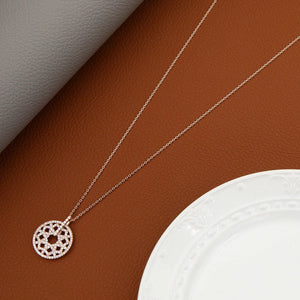 Cubic Zirconia Pendant Necklace