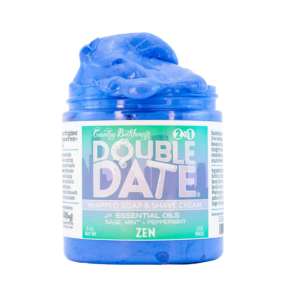 Double Date Whipped Soap and Shave - Zen